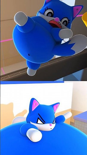 Inflate Ocean (helium effect) #animation #inflate #inflatable #inflation #balloon #helium #shorts