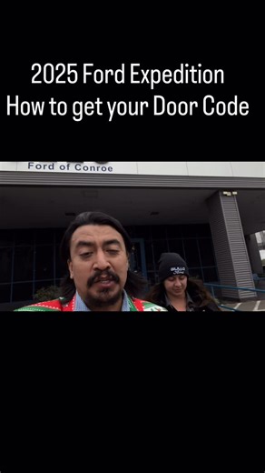Gullo Ford of Conroe on Instagram: "2025 Ford Expedition how to get your door code"