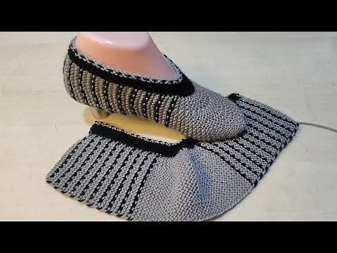 Wonderful knitting ladies socks/booties // Super easy // Step by step //