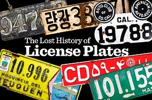 The Lost History Of License Plates