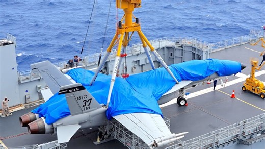 This U.S. Aircraft Carrier Lost Two Jets by Accident