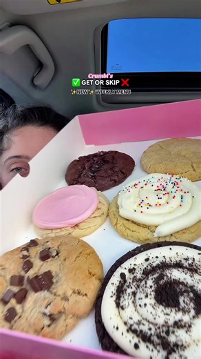 ✅ GET or SKIP ❌ on @Crumbl ✨NEW✨ WEEKLY MENU!!! 👉 FULL REVIEW of all these cookies & the rotating of this week is up on my page!! __ #creatorsearchinsights #crumblreview #crumblcookies #CRUMBL #crumblcookiesoftheweek