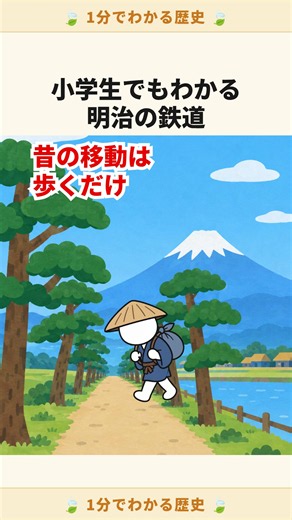 小学生でもわかる明治の鉄道 #ゆる歴史マップ #小学生でもわかる #歴史解説 #日本史 #歴史好きと繋がりたい