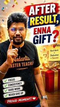 Appa Amma ta Idha Gift ah Kelunga 🎁 After 10th Results 💯Best Online tuition for Tn state board