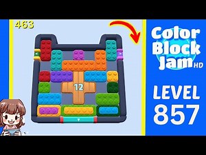 Color Block Jam Level 463 (857) Solution Walkthrough