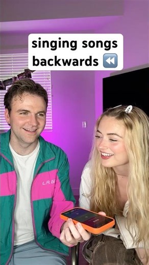 singing each other’s songs backwards ‪@tanjaofficial‬ ⏪🎵