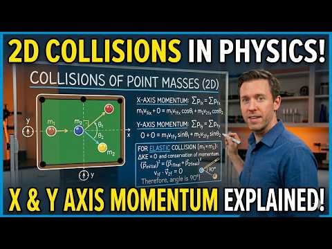 2D Collisions in Physics | X & Y Axis Momentum Explained