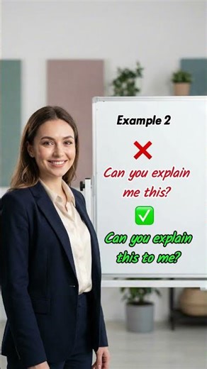 Stop Saying “Explain Me” | Common English Speaking Mistake #shorts #shortvideo #viral