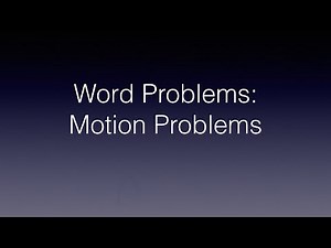 Word Problems : Motion Problems (Tagalog Math) Civil Service Exam