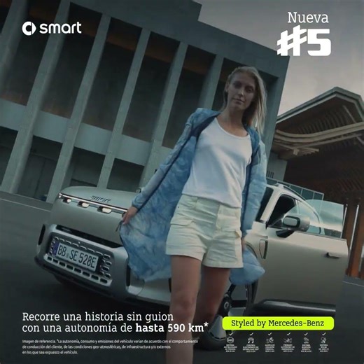 No necesitas un mapa, solo decisión.Nuevo smart #5 #OpenYourMind #smart5