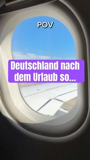 POV: You land in Germany… and summer is over 😂✈️🌧️