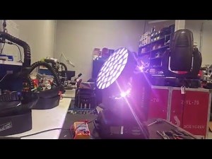 Clay Paky B-EYE K20 zoom problem fix and demo