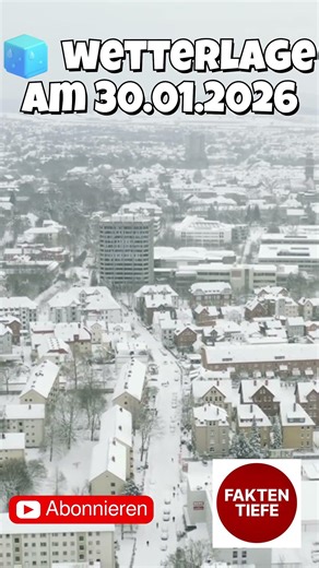 🌦️ Deutschlandwetter am 30. Januar 2026. #shorts #wetteraktuell