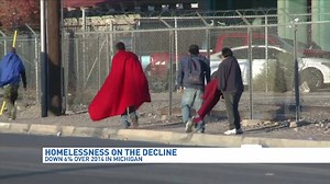 Officials say Michigan's homeless rate is on the decline