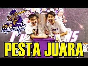 CLS KNIGHTS INDONESIA JUARA ABL 2019! PESTA PORA.