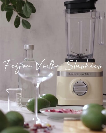 3.6K views · 87 reactions | It’s feijoa season and we’re making Feijoa Vodka Slushies. Here’s how: Blend 2 cups of ice, scoop out 10 feijoas and add to blender. Pop in 60mls Vodka and blend again. Decorate glass, serve and garnish. Delish! bit.ly/BRFeijoaVodkaSlushies | Briscoes | Facebook