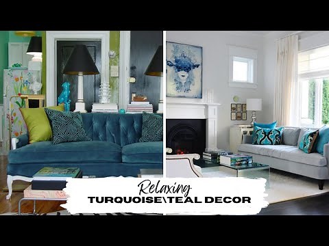 Color Palette: Turquoise & Teal Home Decor Ideas | Home Design | And Then There Was Style