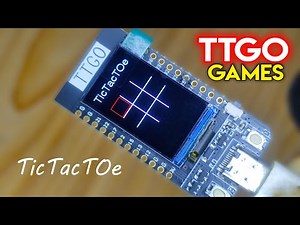 Lilygo® TTGO T-display ESP32 - Play Tic-Tac-Toe Game [ Free Code ]