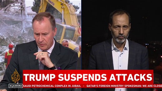 "Iranians...don't trust Donald Trump, they don't seem to be ready, since the beginning of the war, to take his word at face value ".Al Jazeera’s Mohamed Vall says Trump’s announcement is a serious moment in the war, and Iran is likely to respond before the deadline expires.