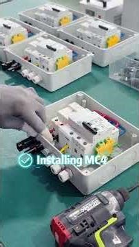 600V PV Combiner Box Installation