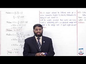 Class 10 - Mathematics - Chapter 6 - Lecture 05 Basic Statistics - Allied Schools