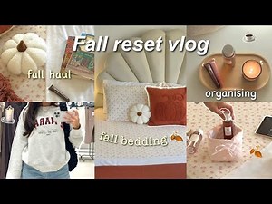 Fall Reset 🍁 Getting Cozy + Cleaning & Decorating for Fall
