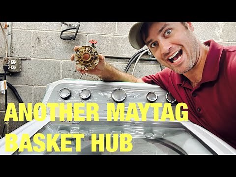 How to fix a Maytag bravos washer that won’t spin | F0E5 | Bad basket hub