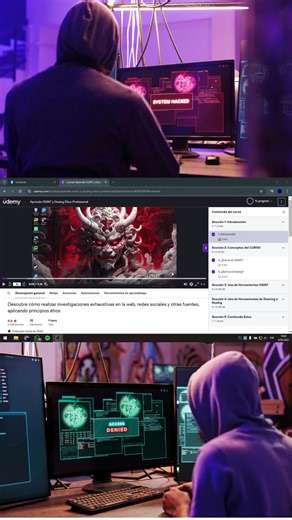 🔍🔥 ¡Aprende OSINT y Doxing Ético desde CERO! 📡💻 📢 ¡Curso disponible en Udemy para Perú y el mundo! 🌎💻 Aprende OSINT y Doxing Ético con herramientas reales de investigación digital. 🕵️‍♂️ ✅ Módulos disponibles: 📌 Introducción al OSINT y sus conceptos básicos 📌 Uso de herramientas OSINT para rastrear información pública 📌 Google Dorks para encontrar datos en la web profunda 📌 Herramientas de Doxing Ético para análisis de información 🚀 ¡Próximamente más contenido! 🔥 🔍 Búsqueda de per