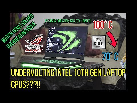 How to undervolt intel core i5 10300H!!! or How to undervolt intels 10th generation locked CPU s