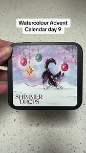 49K views · 240 reactions | Day 9 of our Watercolour advent calendar and todays we have a Colourshift paint! | Shimmer Drops Paint | Facebook