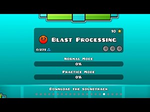 Blast Processing(Geometry Dash) with all Coins
