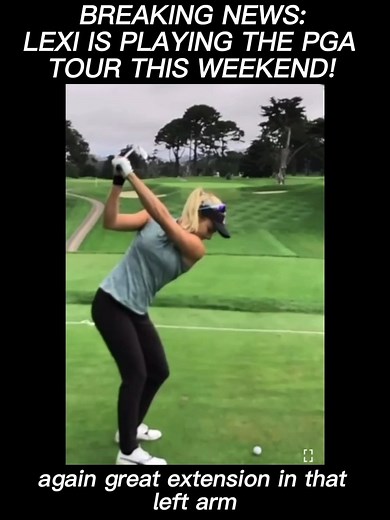 4K views · 21 reactions | LPGA Tour Star Lexi Thompson will be playing on the PGA Tour this weekend at the Shriners Children's Open! Watch this video to see if her swing can perform on a 7,255 yard golf course! #golf #golfswing #golfing #golfer #lpga #pgatour | Jim LaBuda Golf | Facebook