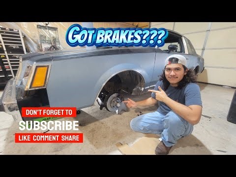 G body front rotor and brake pad installation
