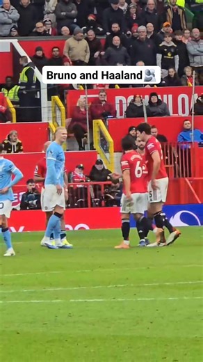 Bruno fernandes and Erling Haaland shared a moment after the game 🫂😅❤️ | Utd Oracle