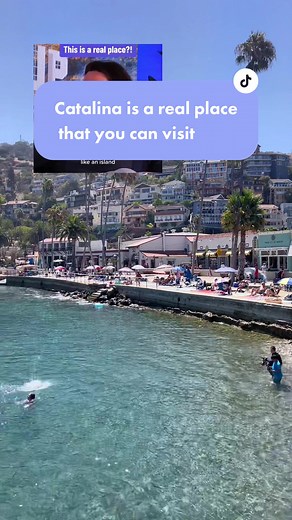 #duet with @@sidneyraz | AreYouKiddingMe?! Yes, Catalina is a real place. It’s literally the perfect weekend getaway. Our hotel is right on the beach in the fun part of town. #catalina #catalinaisland #avalon #socal #california #losangeles #weekendgetaway #travelideas #traveltiktok #beach #island