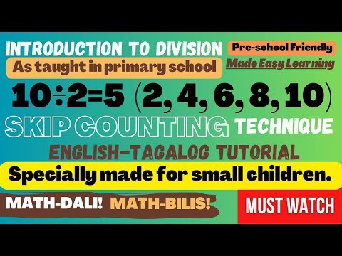 DIVISION USING SKIP COUNTING METHOD FOR PRIMARY SCHOOL | Kids Can Tell