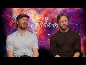 Michael Fassbender & James McAvoy Raw Interview Dark Phoenix