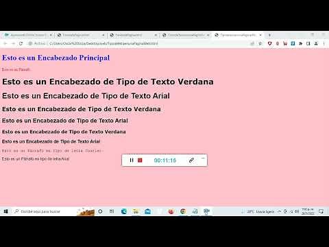 Como Cambiar el Tipo de Fuente en una Pagina Web con HTML