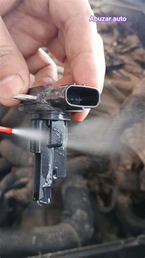 how to clean Mass airflow sensor in Toyota Corolla
