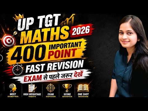 Up Tgt maths fast Revision