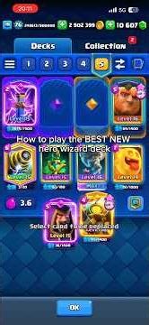 How to Play the New Broken Hero Wizard vs Mega Knight | Clash Royale