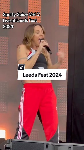 Sporty Spice Mel C Live at Leeds Fest 2024