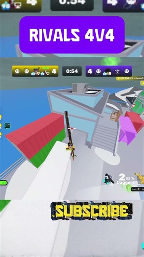 Rivals 4v4 part 4 | Rivals Roblox | #roblox #trendinggame #rivalsgameplay