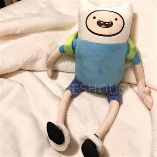 Adventure Time Plush Toys - Jake the Dog (37cm), BMO (28cm) and Finn the Human (42cm)