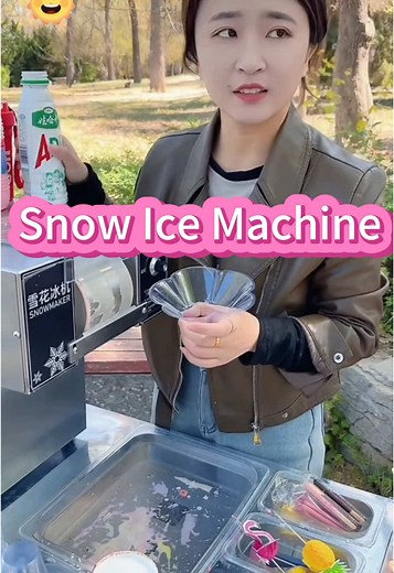 Snow Ice Machine on TikTok