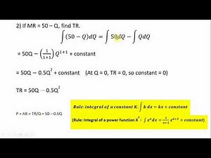 Economic Applications of Integral Calculus (Part II)