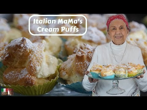Delicious Cream Puffs - Baking with Italian MaMa