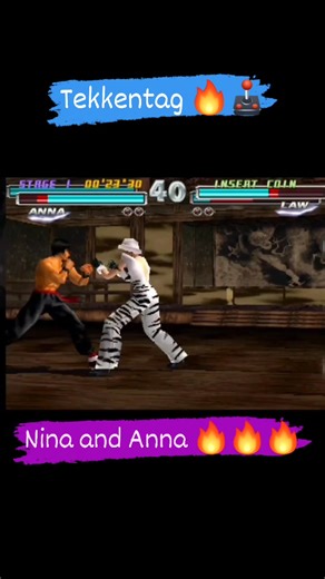 36 reactions | Tekkentag nina and Anna gameplay ️ #ibrahimKhan #tekkentag #Viralgames #nina_williams #anna_williams | Ibrahim Khan | Facebook