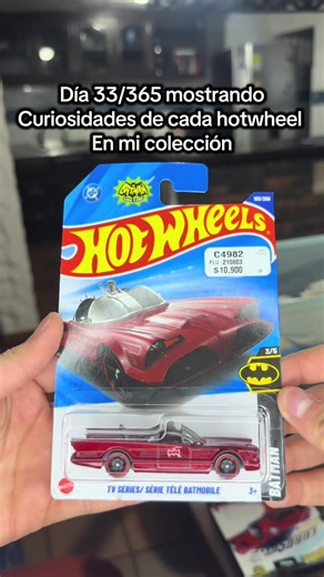 Batmobile de la serie clásica de Batman en Hot Wheels