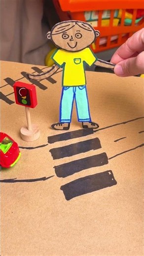 Road Rules Made Fun! 🚗 Little Red Car Adventure